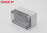 透明なPCカバー防水ジャンクション・ボックスの屋外の電気ジャンクション・ボックス110*80*70 mmが付いているABSプラスチック小箱